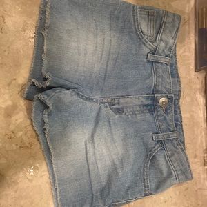 girls 10-12 cherokee jean short cut offs